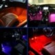 2x LEDs éclairage des pédaliers et pieds compatibles avec PORSCHE 911 (991) 12/11-