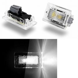 Pack 2 TESLA LED interior / trunk lights - PURE WHITE High Power