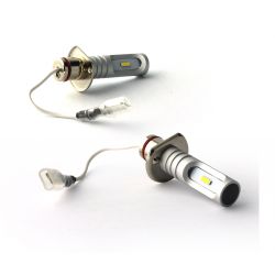 2 LED bulbs H1 - 1600Lms - LED 1860 - White color