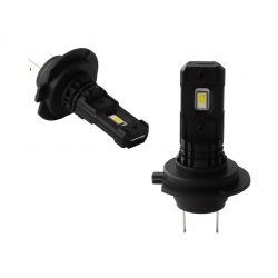 2 x lampadine a LED serie H7 Black 5000K 880Lms - High End - Nebbia / Luci diurne