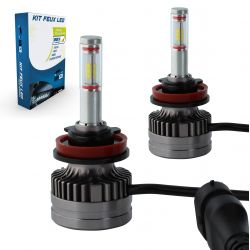 Kit Ampoules LED H8 H9 H11 XS9 60W 5200Lms Premium LED Pro - Design Lentille