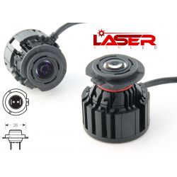 Kit conversion 2 ampoules Laser H7 Px26d antibrouillard 6500K 28W - 3Km de distance - ELITE