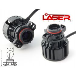 Kit di conversione laser PSX24W 6500K 28W fendinebbia - Distanza 3Km - Laser originale