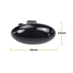 Flashing Repeaters OVAL Smoked LED DYNAMIC SCROLLING Peugeot 1007 107 206 207 307 407 607 Partner Expert