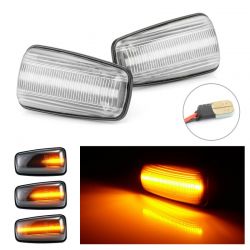 Repetidores intermitentes Clear LED DYNAMIC SCROLLING Peugeot 106 306 406 806 Expert Partner