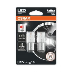 2x LAMPADINE LEDriving SL P21 / 5W LED ROSSO 1157 7528DRP-02B