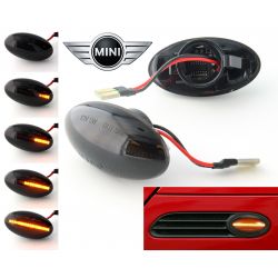 Flashing Repeaters Smoked LED DYNAMIC SCROLLING Mini R50 R52 R53 2001 - 2006