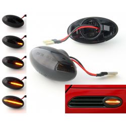 Flashing Repeaters Smoked LED DYNAMIC SCROLLING Mini R50 R52 R53 2001 - 2006