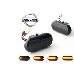 Blinkende Repeater Geräucherte LED DYNAMISCHES SCROLLING Nissan Interstar & Opel Vivaro