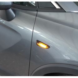 Blinkende Repeater Smoked LED DYNAMIC SCROLLING Opel Astra J  & K, Zafira C, Insignia B, Grandland X