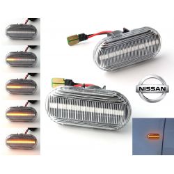 Blinker Repeater Clear DYNAMIC LED SCROLLING Nissan Interstar & Opel Vivaro