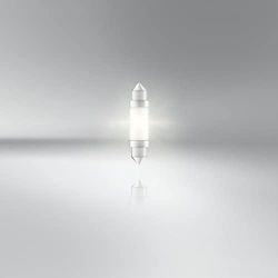 1x OSRAM LED Premium Retrofit SV8.5-8 41mm, LED-C10W interior light, 6499CW-01B, Warm White, 12V, individual blister