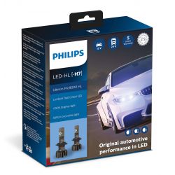 2x H7 LED Ultinon Pro9000 Philips 5800K +250% 11972U90CWX2