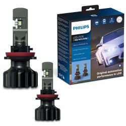 2x Ampoules H8/H11/H16 LED Ultinon Pro9000 Philips 5800K +250% 11366U90CWX2