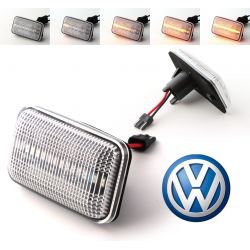 Blinkende Repeater Klare LED DYNAMISCHES SCROLLING VW Cady Corrado Golf  Jetta  Passat Polo Scirocco