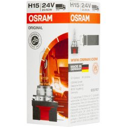 OSRAM ORIGINAL 24V 20 / 60W H15 Glühlampe für 64177 PGJ23t-1 - 24 Volt LKW