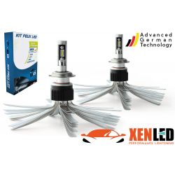 2 x Ampoules LED H7 XL6S 55W - 4600Lm - Courtes - 12V/24V LED Garantie à vie