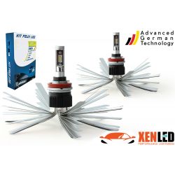 2 x Ampoules H8 XL6S 55W - 4600Lm - Courtes - 12V/24V