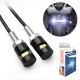 Pack de 2 éclairages LED Moto plaque d'immatriculation Universel - 12V