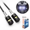 Paquete de 2 luces LED universales para matrículas de motocicleta - 12V