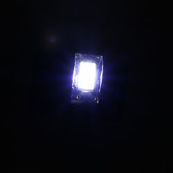 Confezione da 2 luci targa moto universali a LED - 12V