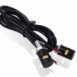 Pacote de 2 luzes LED universais para placas de motocicleta - 12V