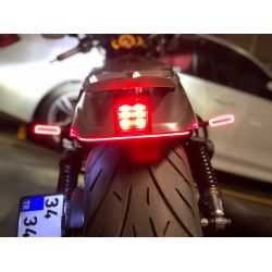 Intermitente + Stop LED de desplazamiento de la motocicleta STS4 secuencialmente
