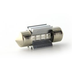 1 x LAMPADINA C3W T10,5x30 31mm 4 LED BLU Super Canbus 60Lms XENLED - PALLADIO