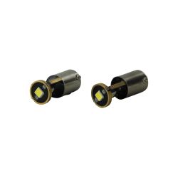 2 x BOMBILLAS T4W 3-LED Super Canbus 400Lms XENLED - ORO - BA9S
