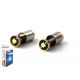 2 x BULBS T4W 3-LED Super Canbus 400Lms XENLED - GOLD - BA9S