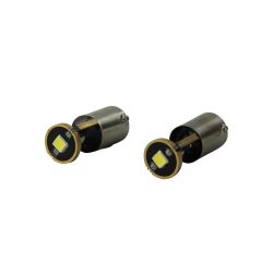 2 x BOMBILLAS H6W 3-LED Super Canbus 400Lms XENLED - ORO - BAX9S