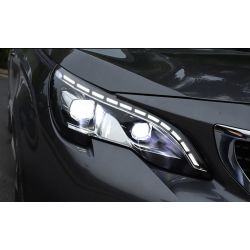 2x luces delanteras Full LED Peugeot 3008 y 5008 - Quadra LED - derecha e izquierda