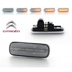 LED parpadea repetidores de luz de desplazamiento dinámico Citroën C4 mk1