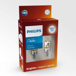 2x W5W 24V 4000K Philips Ultinon Pro6000 SI Signaallamp voor vrachtwagens 24961WU60X2