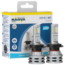 H7 NARVA 24W 12-24V 6500K LED Bulbs Kit - 180333000 - German Technology
