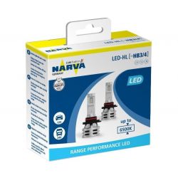 HB3 HB4 NARVA 24W 12-24V 6500K Kit de bombillas LED - 180383000 - Tecnología alemana