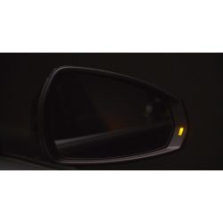 Audi A4 B9 & A5 Dynamic OSRAM repeaters LEDriving® DMI SMOKE - LEDDMI-8W0-BK - Rearview mirror