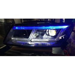 2x Audi Q5 FullLED front lights from 2009 to 2017 for original halogen lights