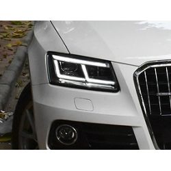 2x luces delanteras Audi Q5 FullLED de 2009 a 2017 para luces halógenas originales