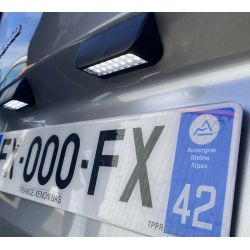 Modules LED plaque arrière Citroën Jumpy & Berlingo - Feu éclaireur de plaque 6340G7