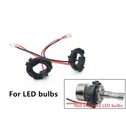 2 GOLF 6 & 7 / Scirocco / TOURAN LED cable adapters - Bulb Holder - Replaces 5K0941109E