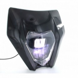 Farol de Placa LED - KTM EXC 450 2002 - 2004 - 1300Lms - Preto