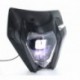 Phare Plaque LED - HUSQVARNA TE 500 (A6) -  1300Lms - Noire