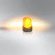 Gyrophare OSRAM LIGHTsignal - avertissement 360 °, ambre brillant, signal clignotant homologué camions avec fixation 3 vis