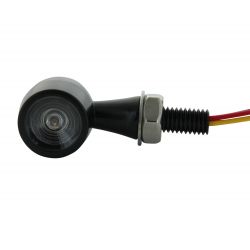 Turn Signal + Stop LED Bullet Harley Style - Black Version - ECE Approved