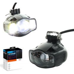 Long-range LED optics + Fog light - XENLED - 40W - MOTO - QUAD - COMBO LIGHT - Aluminum