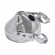 Cuvelage Optique 7" - Aluminium - Phare Rond - Chromé - Avec Fixations