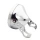 Cuvelage Optique 7" - Aluminium - Phare Rond - Chromé - Avec Fixations