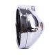 Cuvelage Optique 7" - Aluminium - Phare Rond - Chromé - Avec Fixations
