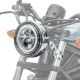Cuvelage Optique 7" - Aluminium - Phare Rond - Chromé - Avec Fixations
